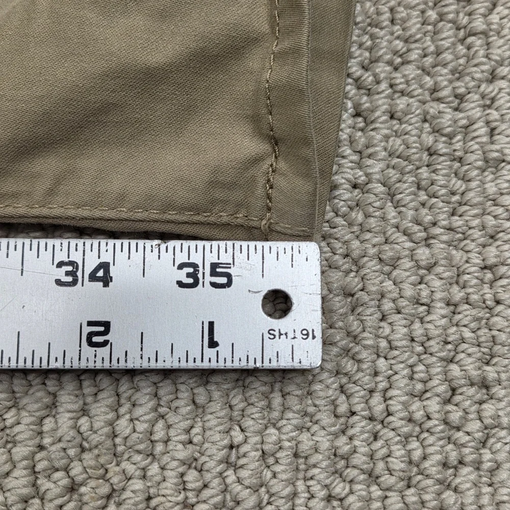 Mavi Jeans Matt Relaxed Straight Leg Twill Pants Stretch Khaki Tan Mens 40x36